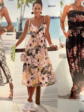 Brand new!!!  Lascana Floral Maxi Dress in Pink and Yellow